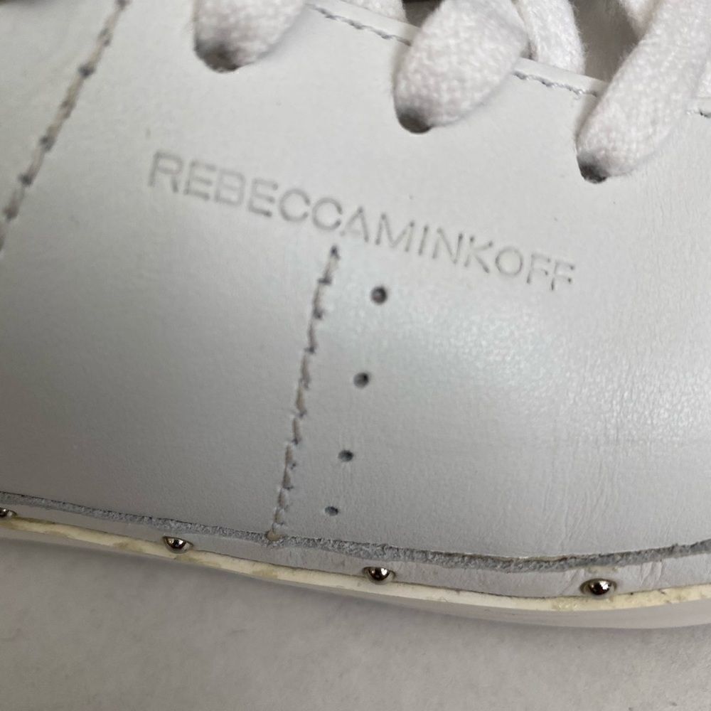 EUC Rebecca Minkoff Leather sneakers. Size 9.5 Original Box - Picture 16 of 16